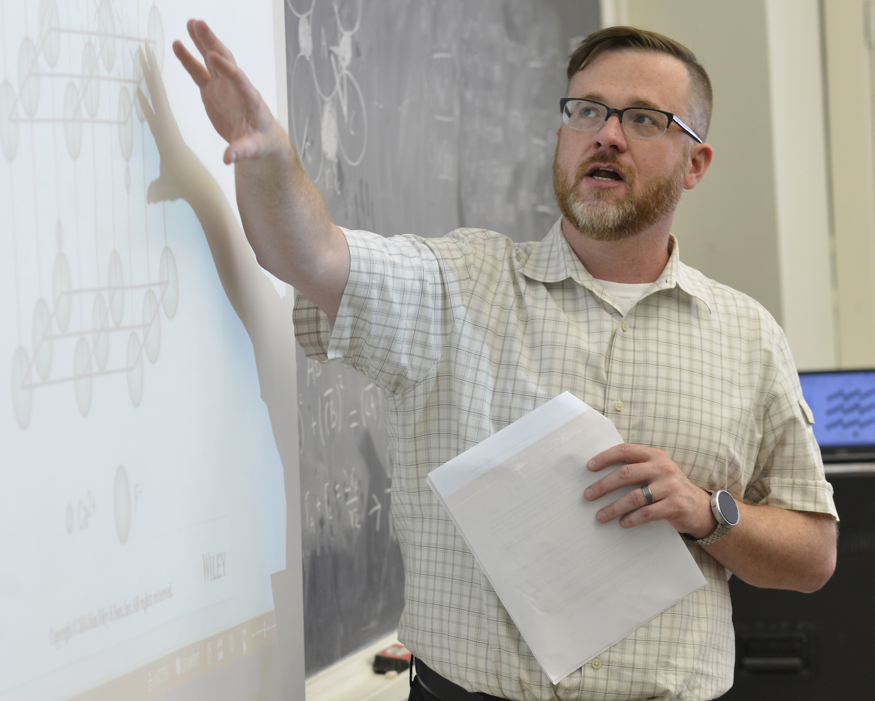 Professor Christopher Weyant teaching